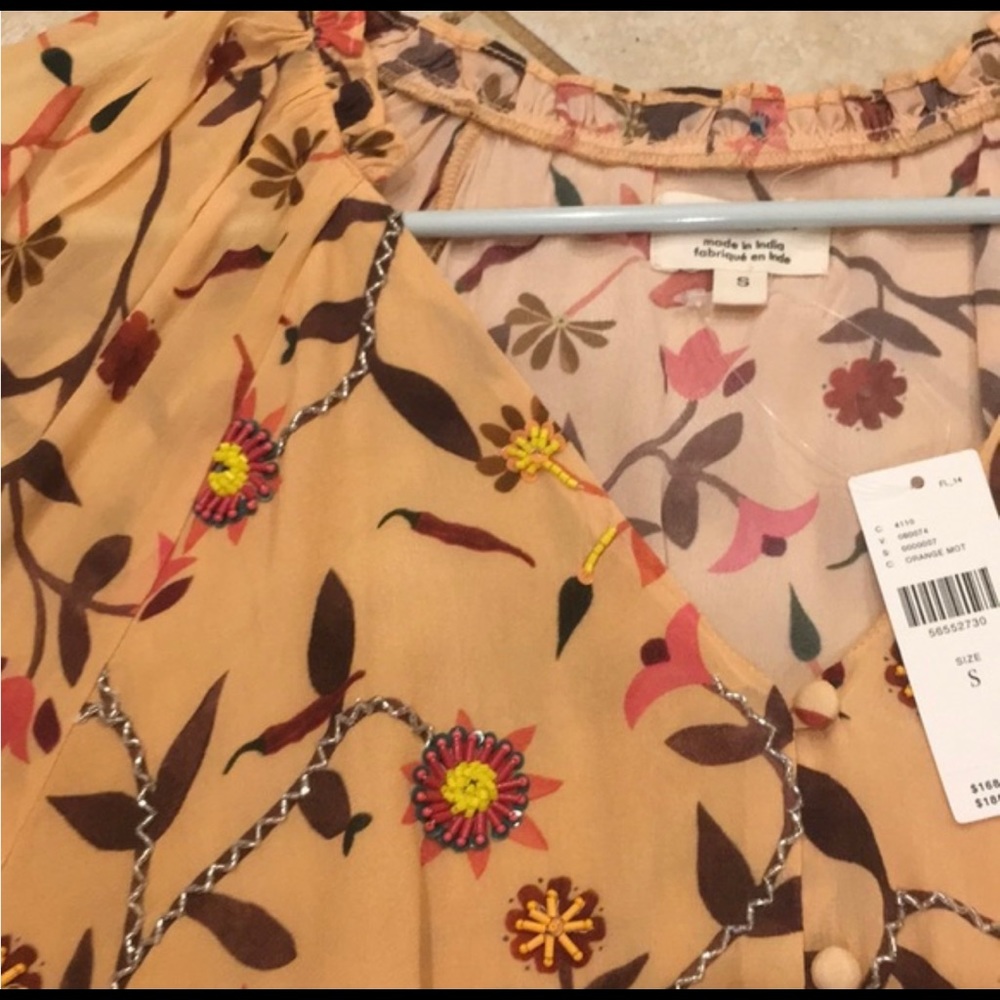 Anthropologie Guapa beaded top - Picture 5 of 6